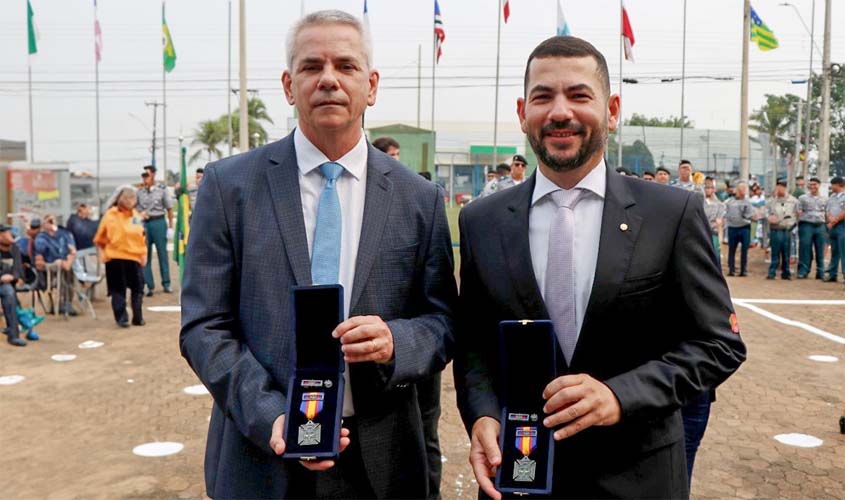 MPRO é homenageado em evento comemorativo da Polícia Militar