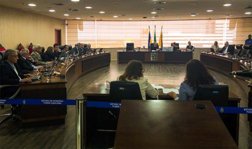 Corregedoria apresenta resultados de ações realizadas em 2018 a Pleno do TJRO