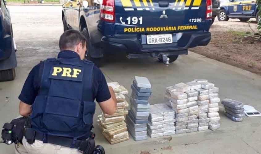 Dois homens são presos pela PRF com 88,8 quilos de cocaína