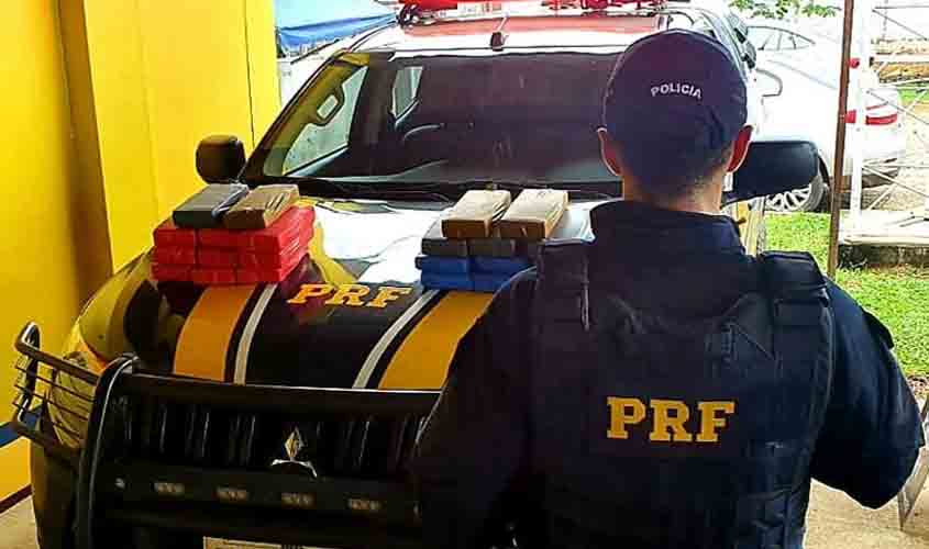 PRF apreende mais de 23 kg de cocaína em Ariquemes/RO