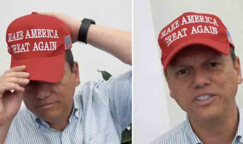 Tarcísio veste o boné, enquanto Trump sobretaxa indústrias paulistas