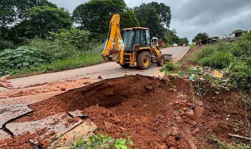 Prefeitura realiza intervenções emergenciais para prevenir alagamentos em Porto Velho