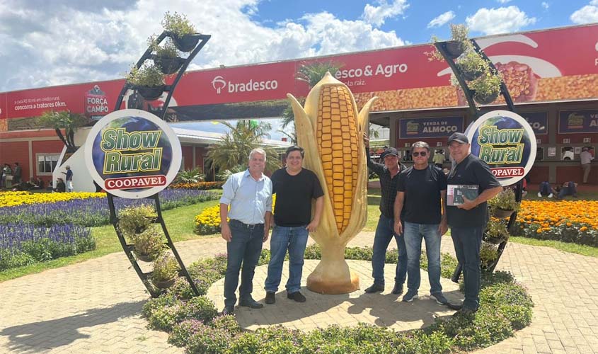 Comitiva cooperativista de RO participa do Show Rural Coopavel