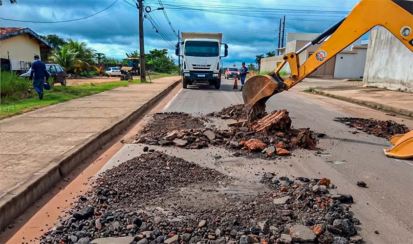 Prefeitura intensifica operação tapa-buracos nos bairros
