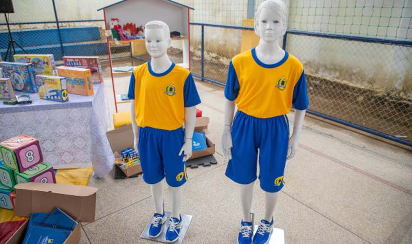 Prefeitura de Porto Velho garante kit escolar e uniforme para todos os alunos da rede municipal de ensino