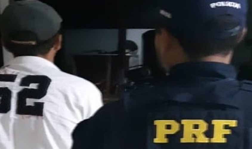 PRF prende foragido da Justiça em Ji-Paraná