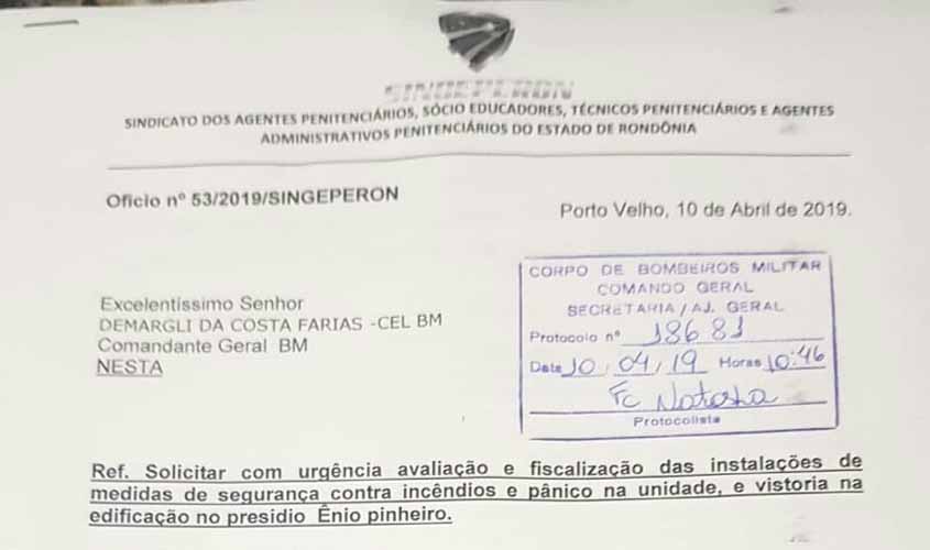 Agentes querem interdição do presídio Ênio Pinheiro