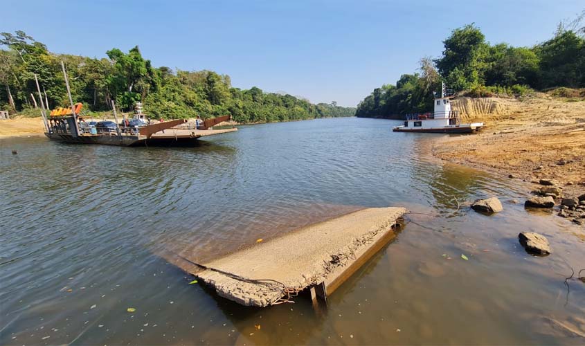 Presidente Alex Redano critica demora da empresa em iniciar construção da ponte do rio Jamari, ligando a Alto Paraíso