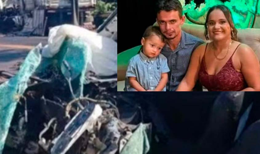Acidente na BR-429 mata cinco da mesma família, incluindo criança