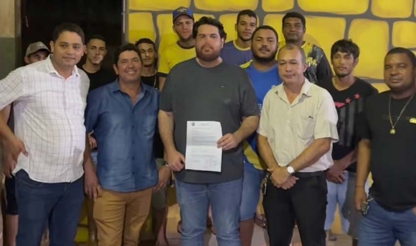 Jean Oliveira apoia campeonato noturno em Novo Horizonte