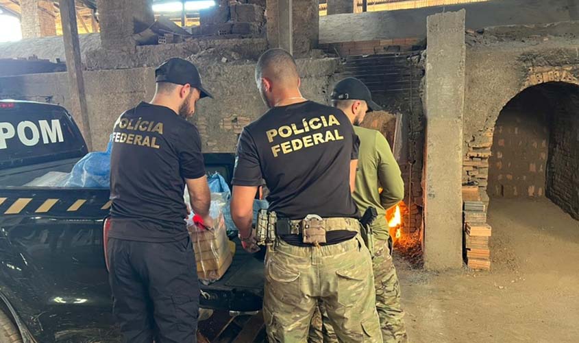 PF incinera cerca de 900 kg de entorpecentes