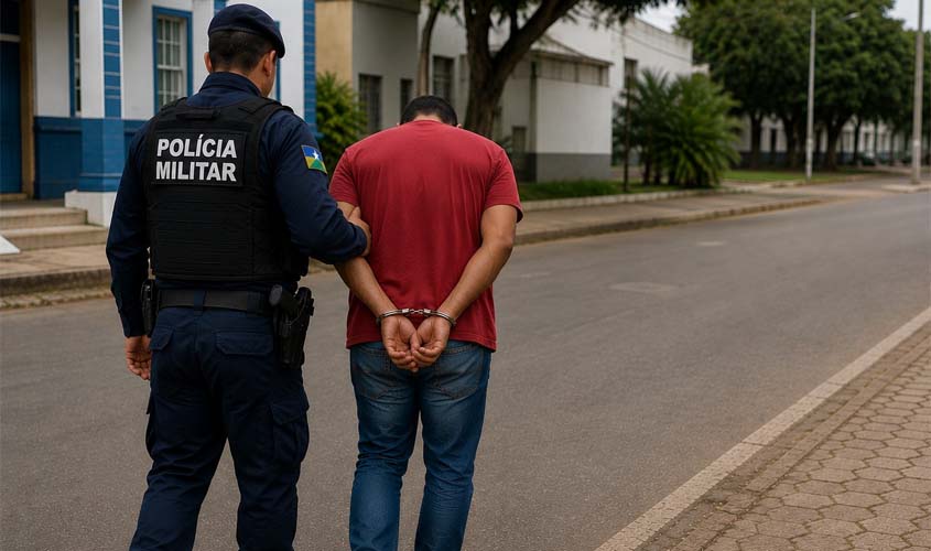 Foragido da Justiça é preso no centro de Guajará-Mirim