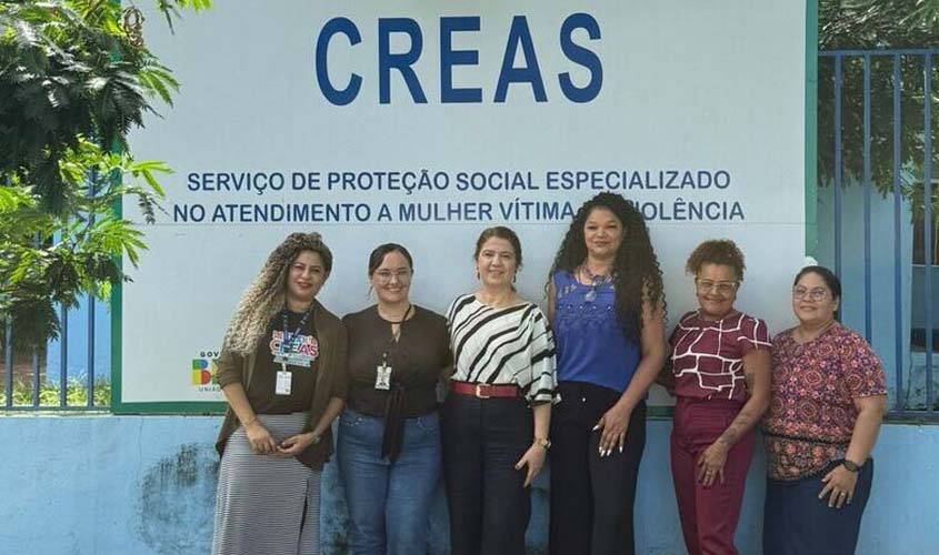 Coordenadoria da Mulher visita unidades de proteção em Porto Velho