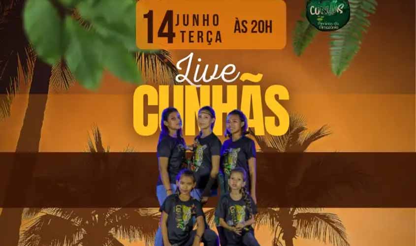 CUNHÃS: meninas da amazônia convidam para live do primeiro álbum
