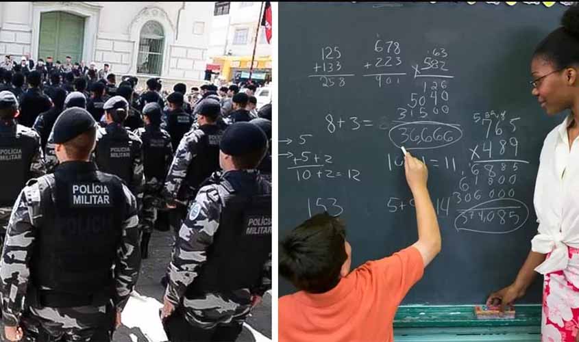 Os policiais são mais iguais do que os professores?