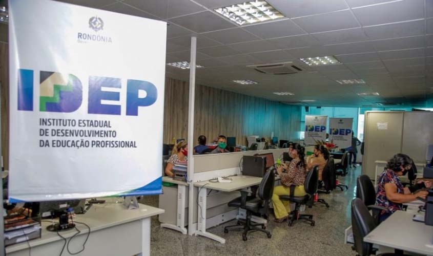 Idep abre inscrições para cursos com aulas que serão ministradas na Escola Técnica Estadual de Porto Velho
