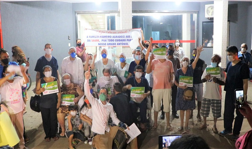 Rondônia chega a 83% de pacientes curados da Covid-19 e mais nove recebem alta do Hospital de Campanha