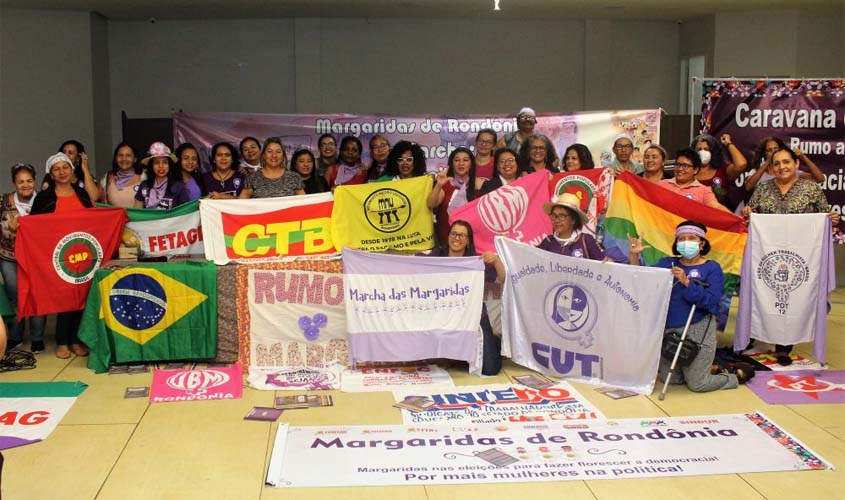 Mulheres se reúnem na Caravana das Margaridas em Porto Velho