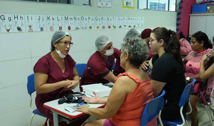 Projeto da Prefeitura de Porto Velho leva serviços essenciais à Escola Major Guapindaia