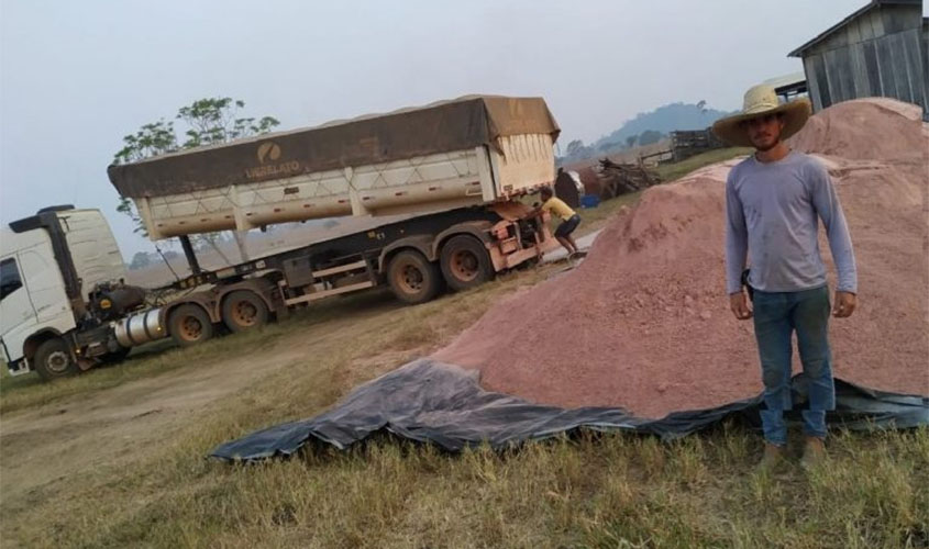 Programa do Governo incentiva uso do calcário para melhorar a produção e correção do solo