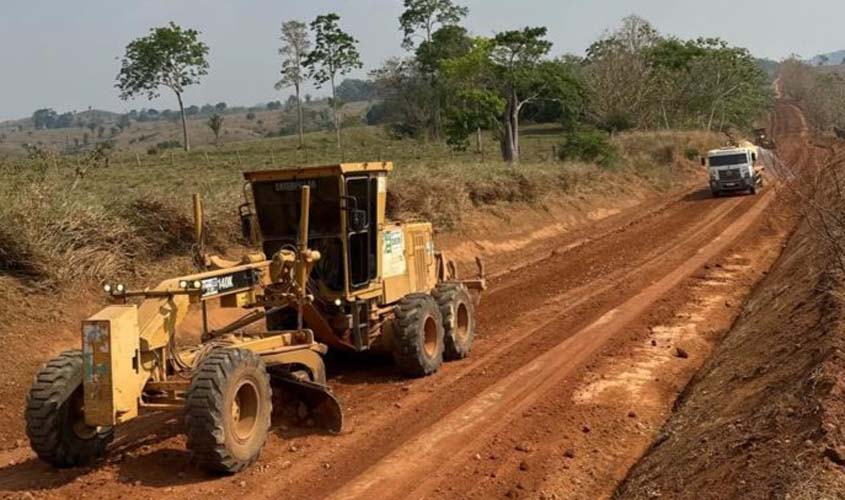 Governo do Estado conclui recuperação de 28 quilômetros da RO-466 no distrito de Bom Jesus