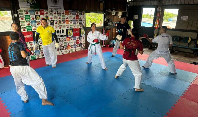 Karatecas de Porto Velho se preparam para os Jogos Intermunicipais de Rondônia