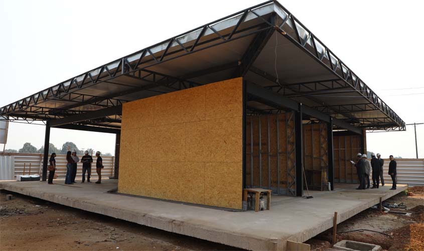 Presidente do TJRO visita obra de Fórum Digital que será entregue esse ano