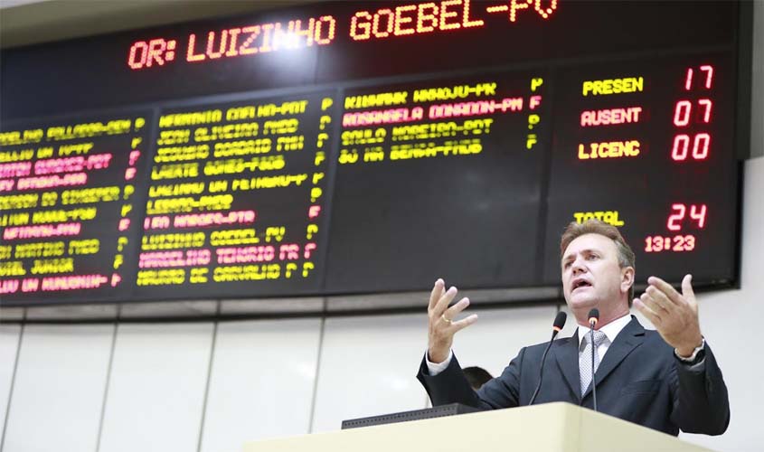 Luizinho Goebel pede aumento no teto de faturamento de micro e pequenas empresas