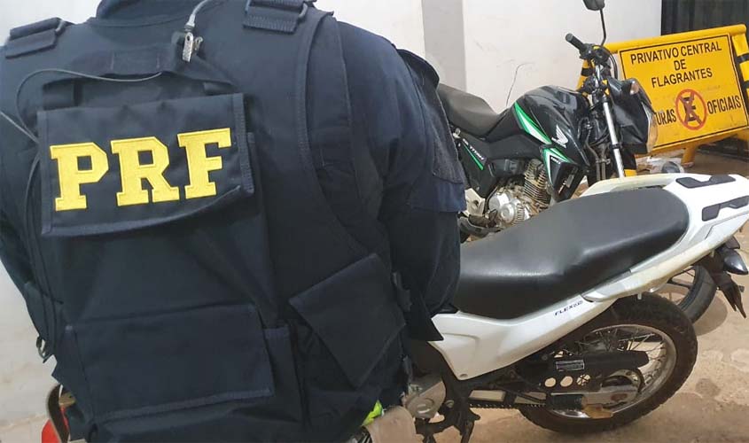 Em Porto Velho, PRF identifica moto roubada