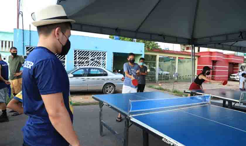 Comunidade do bairro Floresta recebe o projeto Rua de Lazer 