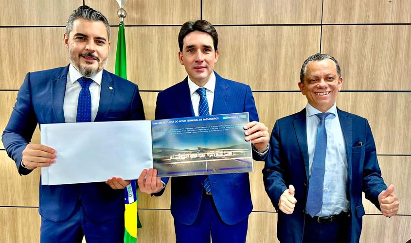 Após anos sem sair do papel, deputado Thiago Flores anuncia as obras do aeroporto do Ariquemes