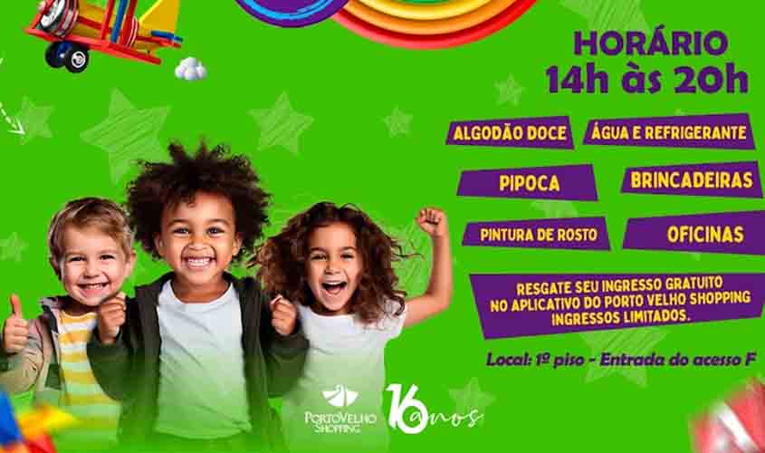 Programação especial gratuita para o Dia das Crianças neste sábado, 12