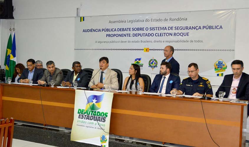 Audiência pública proposta pelo deputado Cleiton Roque debateu segurança pública em Pimenta Bueno