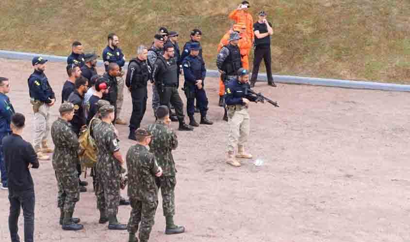 PRF inaugura Estande de Tiro em Vilhena/RO com participação de forças de segurança pública e defesa nacional