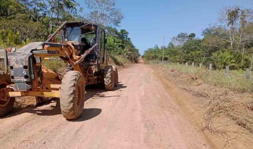 Com mais de R$ 3 milhões repassados pelo Fitha, Prefeitura de Porto Velho recupera 1.600 quilômetros de estradas rurais