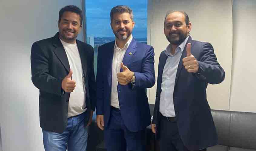 Presidente Laerte Gomes e prefeito eleito de Ji-Paraná, Isaú Fonseca garantem mais de R$ 15 milhões de investimentos no município