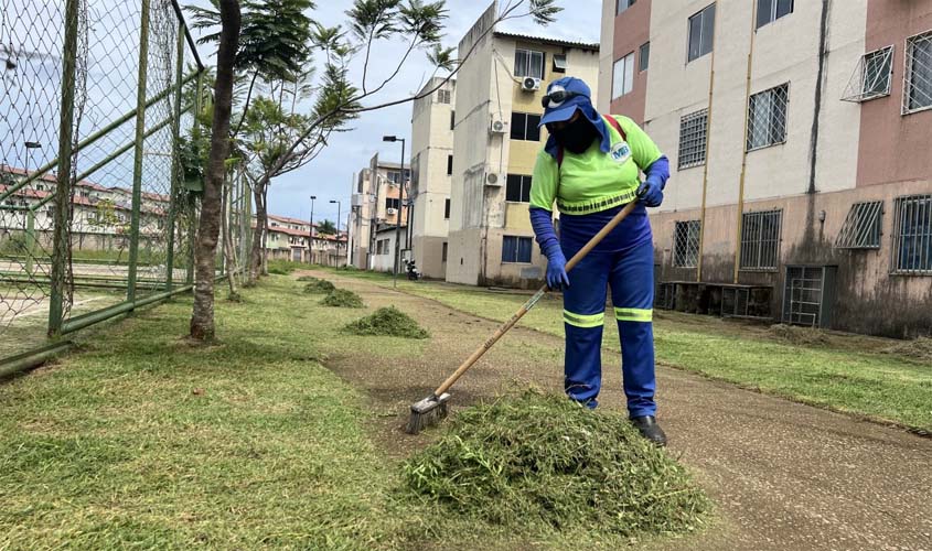 Morar Melhor recebe ação de limpeza e revitalização