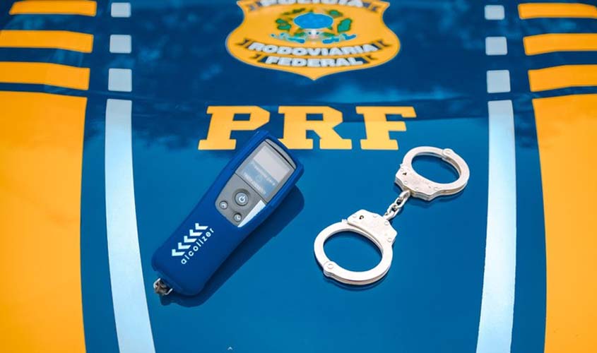 PRF flagra embriaguez ao volante em RO no fim de semana
