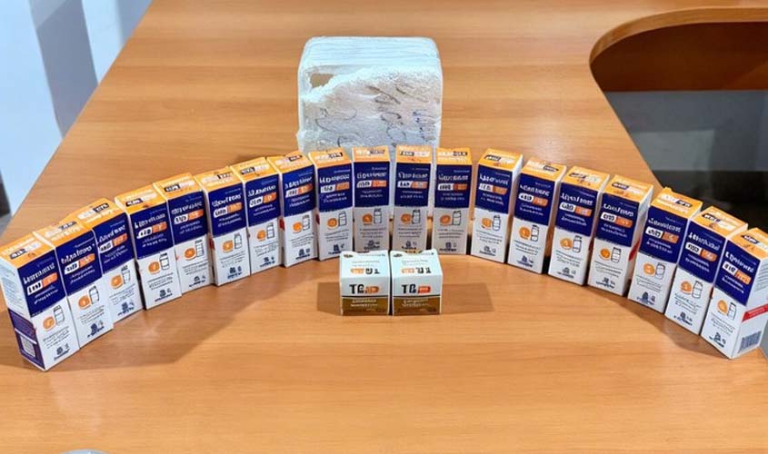 PRF apreende medicamentos proibidos na BR-364 em RO