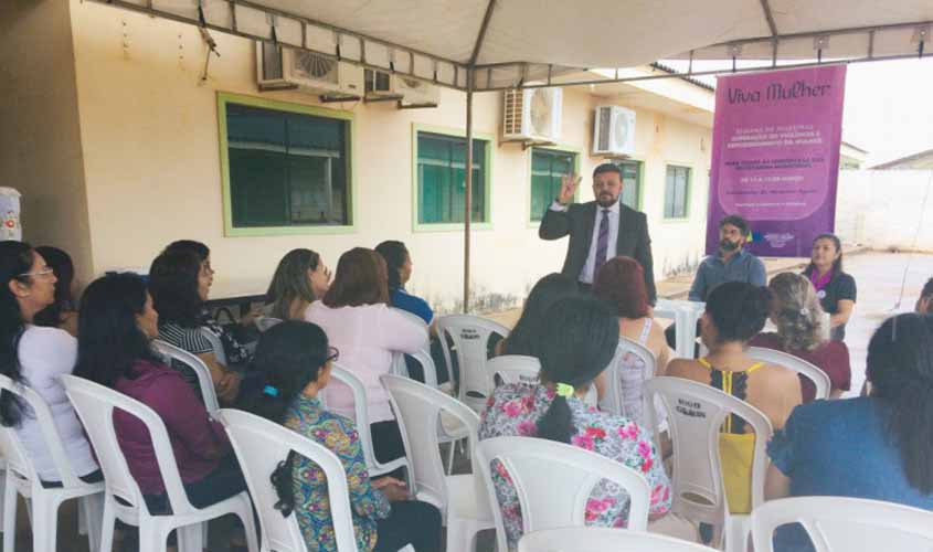 Município realiza palestra para conscientização sobre a violência contra a mulher