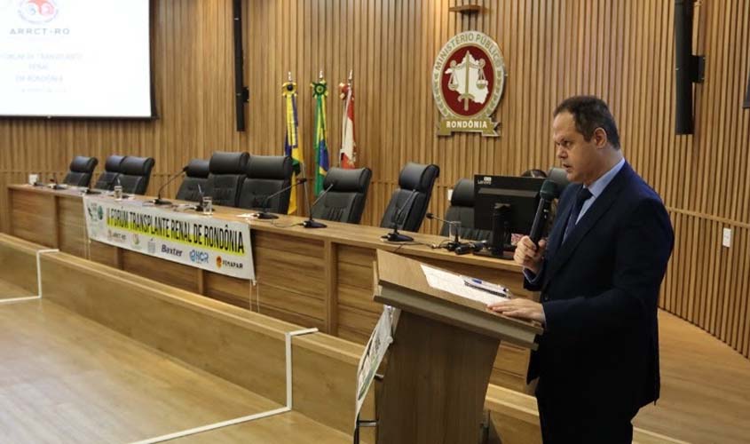 MPRO sedia 2º Fórum Transplante Renal de Rondônia