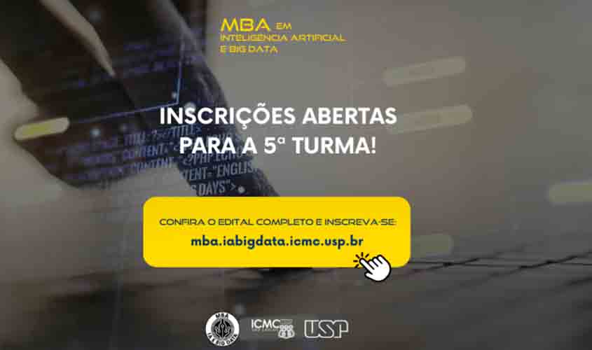 Especialize-se em Inteligência Artificial e Big Data na USP: curso a distância está com inscrições abertas