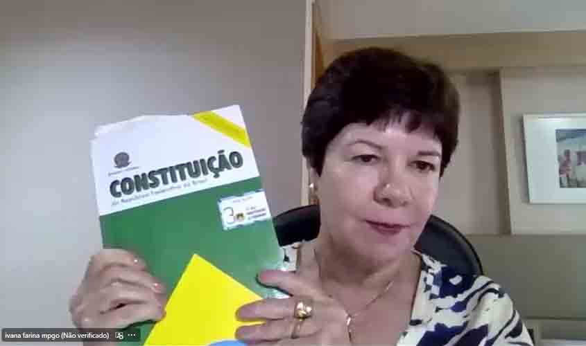 Igualdade constitucional é pilar para combate às violências de gênero, adverte Procuradora em capacitação no MPRO