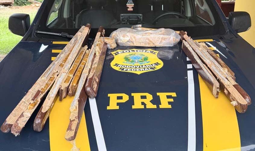 PRF em Rondônia apreende cerca de 6 kg de cocaína na BR-364