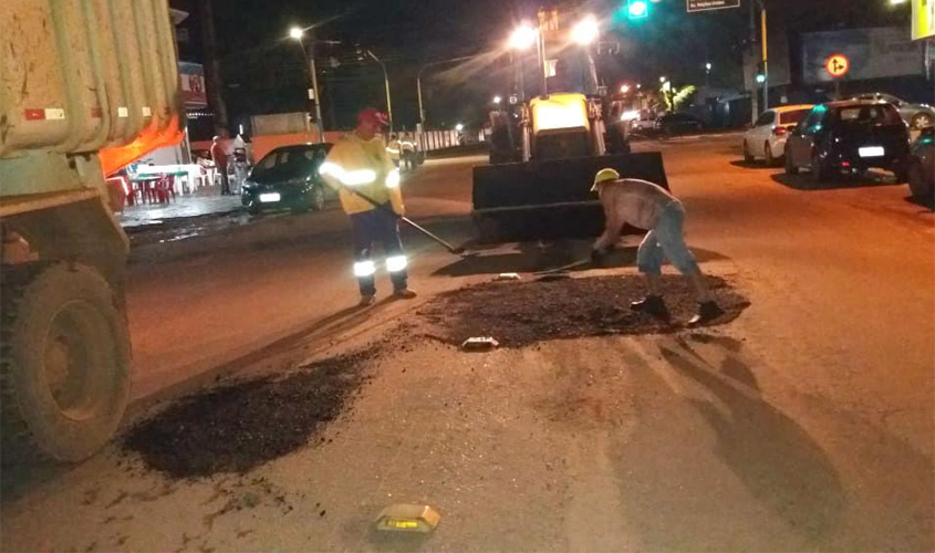 Prefeitura atende vias principais e linhas de ônibus