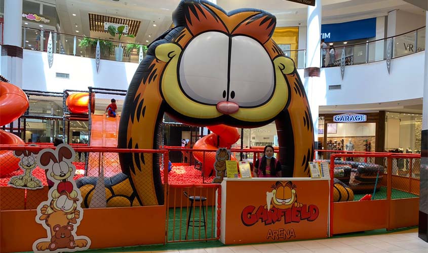 Garfield Arena segue no Porto Velho Shopping até 30 de abril