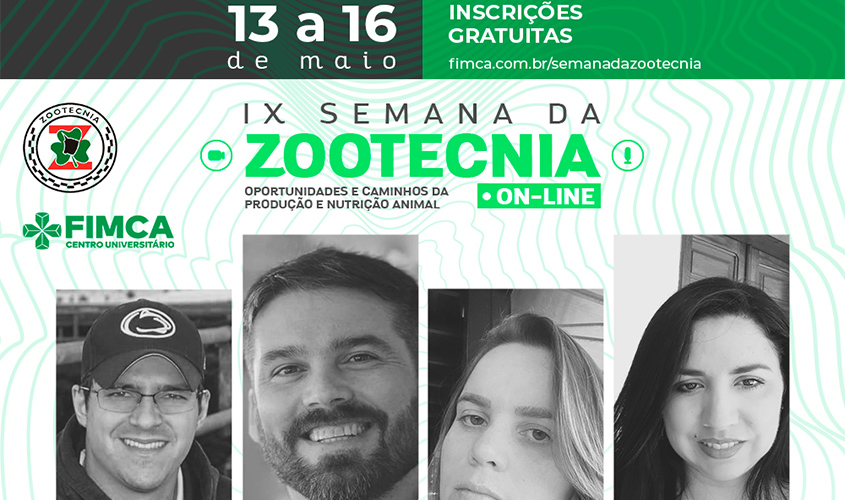 Curso de Zootecnia promove Webinário com palestras