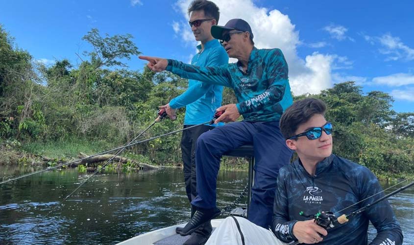 Conetur promove o turismo em Rondônia reunindo dois dos maiores pescadores de pesca esportiva do país