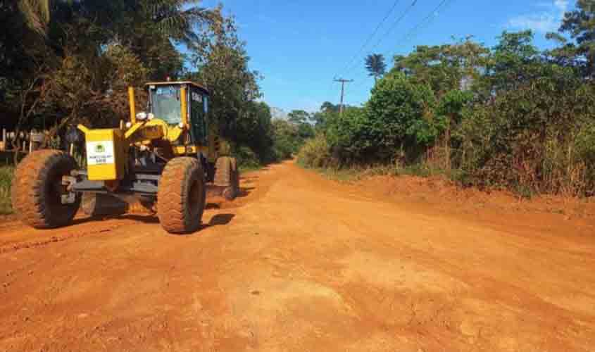 Prefeitura de Porto Velho realiza manutenção na comunidade Cidade Alta