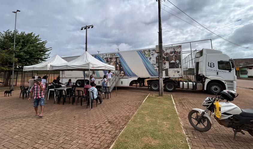 Carreta da Hanseníase reforça diagnóstico precoce